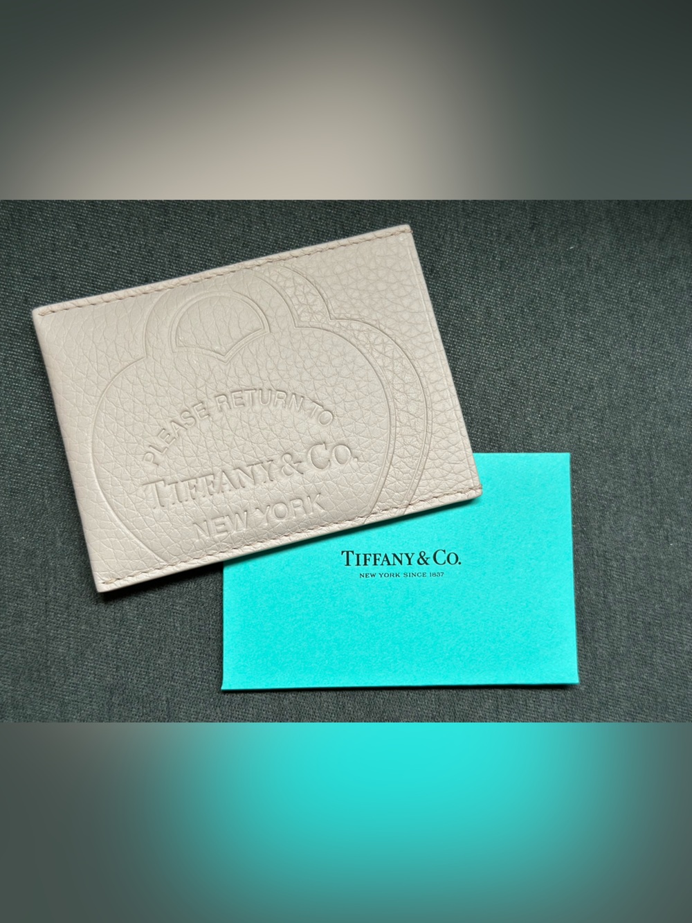Tiffany & Co. Card Wallet Pale Pink NWT RARE